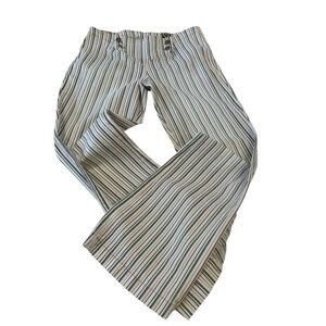 XOXO pants jeans vintage flares Y2K  womens jr size 11/12 (8) USA hippie stripes